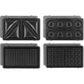 Miniatyrbild 6 av 6: Apparat för croque-monsieur 4 i 1 WEASY - JOY600 - 4 utbytbara plattor - Non-stick beläggning - 750W