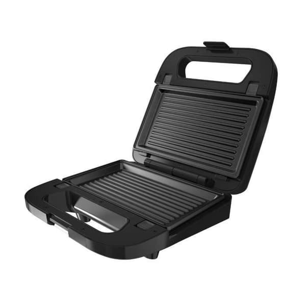 BLACK & DECKER - Multifunktionssandwich/våffla/grillapparat - 750W - grå/svart - BXSA754E