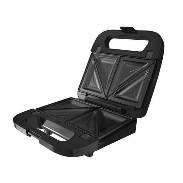 BLACK & DECKER - Multifunktionssandwich/våffla/grillapparat - 750W - grå/svart - BXSA754E