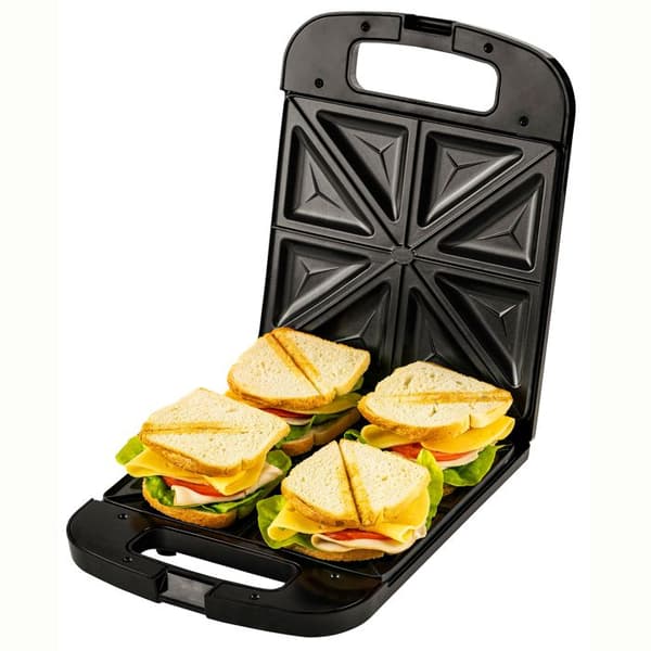 Elektrisk apparat för 8 triangelformade smörgåsar, non-stick plattor Adler AD3055 2000W 02031