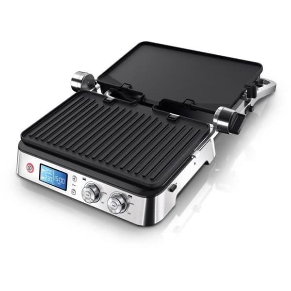 Multifunktionsgrill - BRAUN - Multi Pro 9 - 2000 W - 3 värmelägen - Svart / Stål