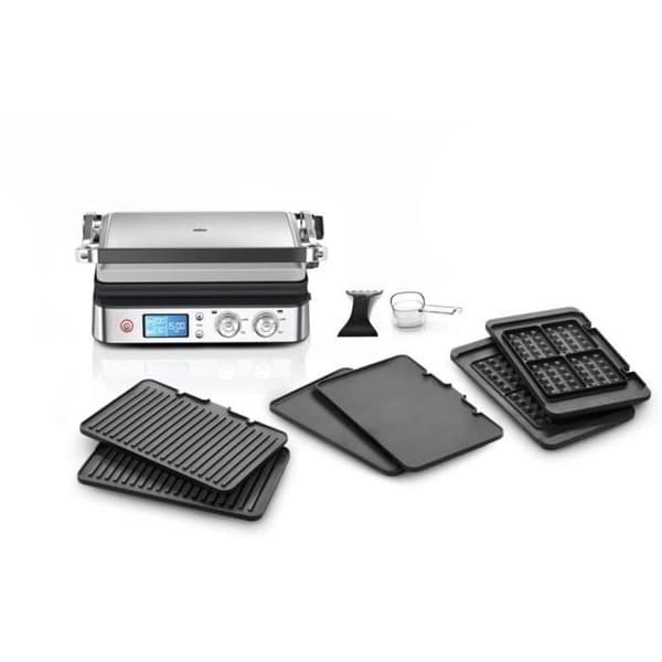 Multifunktionsgrill - BRAUN - Multi Pro 9 - 2000 W - 3 värmelägen - Svart / Stål