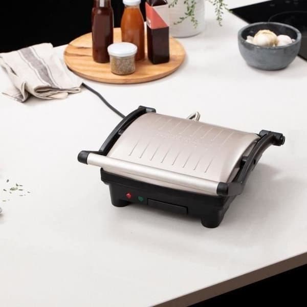 GEORGE FOREMAN Sähkögrilli - 180°C Avausaste - Tarttumattomat levyt - 1800W