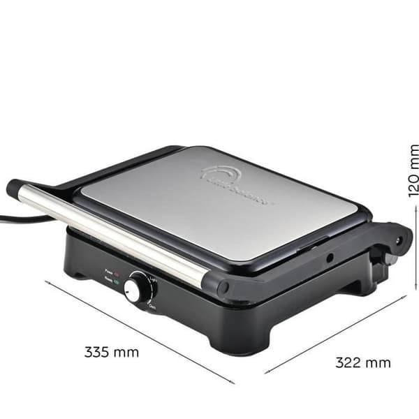 LITTLE BALANCE Grill - Speed Grill - Stegeflade 29x23cm - Åbning 180°C - Op til 230°C - 2000W