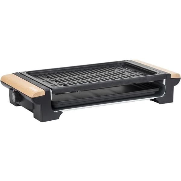 HKoeNIG 2-in-1 grilli ja paistokivi - RP320 - Jopa 8 hengelle - Säädettävä lämpötila - 1400 W