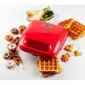 Miniatyrbillede 2 af 6: DOMO - DO9242W - Croque monsieur-bagemaskine - 5 i 1 - 5 sæt udskiftelige non-stick-plader - 750W