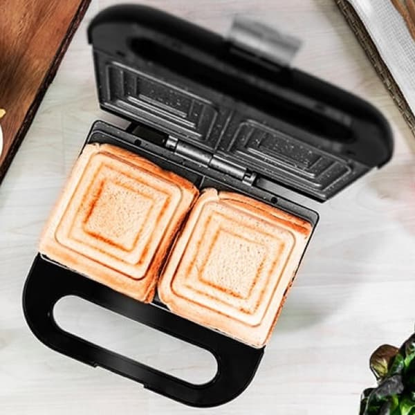 Sandwich Maker Cecotec Rock´nToast 750W Sort Rustfrit stål 750 W