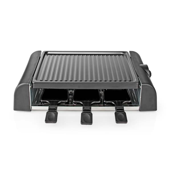 Nedis Gourmet / Raclette | Grilli | 6 Henkilöä | Lastalla | Lämpötila-asetukset | Tarttumaton pinnoite | Suorakulmio