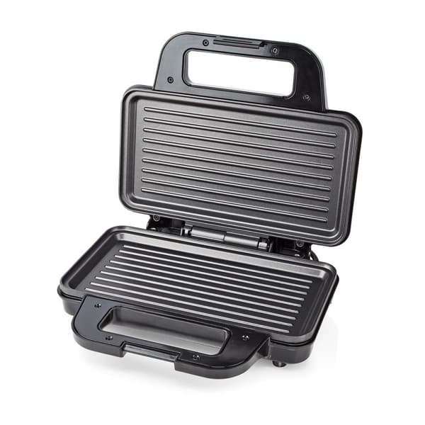 Nedis Sandwich Maker | 900 W | 26.8 x 14.5 cm | Automatisk temperaturregulering | Aluminium / Plastik