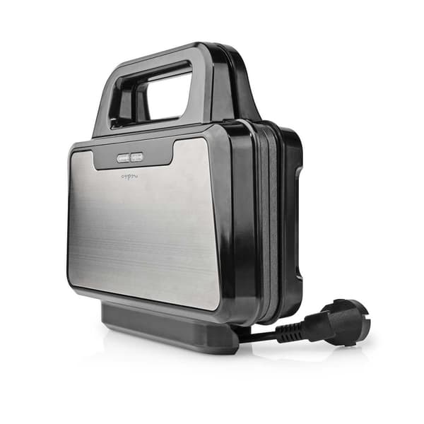 Nedis Sandwich Maker | 900 W | 26.8 x 14.5 cm | Automatisk temperaturregulering | Aluminium / Plastik