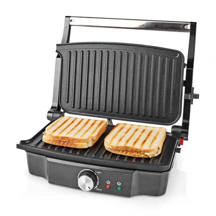 Smörgåsgrill | 1500 W | 27.8 x 17 cm | Automatisk temperaturkontroll | Plast / Rostfritt stål