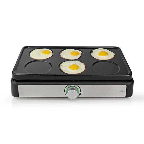 Nedis Woksettet | Grille | 6 Personer | Stekespade | Tempraturinnstillinger | Non-stick belegg | Rektangel