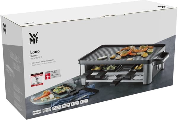 WMF Lono raclettegrill, rostfritt stål