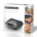 Miniatyrbilde 6 av 6: MELISSA Sandwichmaskin / grillplate 750 Watt Svart