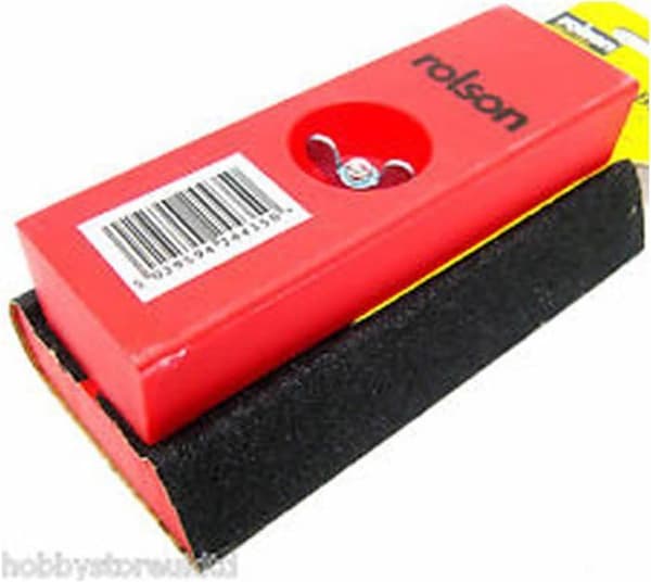 Slipblock - skrapa - hyvel - skrapa Rolson - 24435 - Bästa pris Square Mini Slipblock från Tools