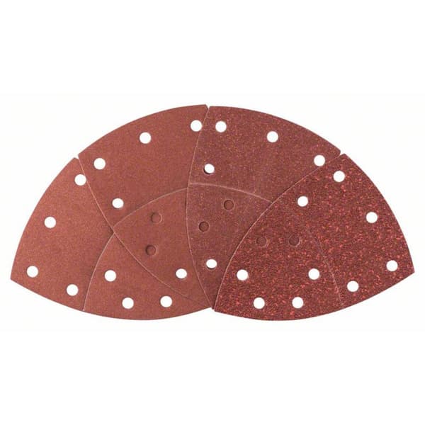Bosch Accessories 2607017112 Multi-slippapper-set med kardborrband, perforerad Kornighet 40, 80, 120, 180 (L x B) 102 m