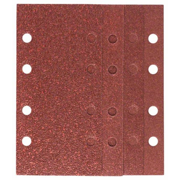 Bosch Accessories 2607019495 Slipmaskinspapper-set med kardborrband, perforerad Kornighet 60, 80, 120 (L x B) 185 mm x