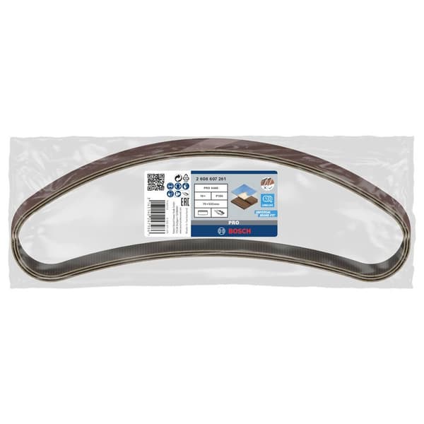 Bosch Accessories 2608607261 Slipband Kornighet 180 (L x B) 533 mm x 75 mm 10 st