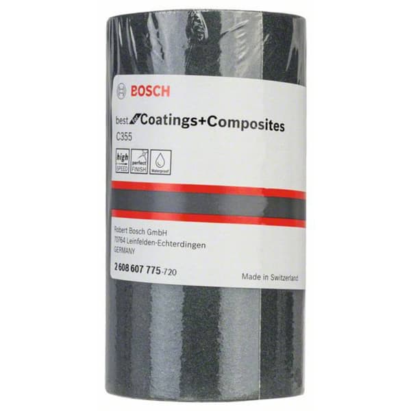 Bosch Accessories 2608607775 Slippappersrulle Kornighet 320 (L x B) 5 m x 93 mm 5 m