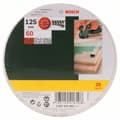 Miniatyrbild 2 av 2: Bosch Accessories 2607019492 Excenterslippapper med kardborrband, perforerad Kornighet 60 (Ø) 125 mm 25 st