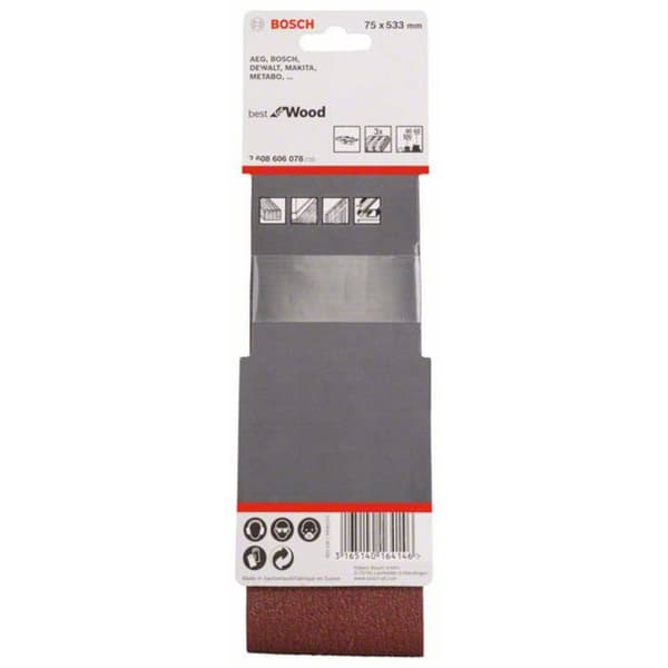 Slipbandssats Bosch Accessories 2608606078