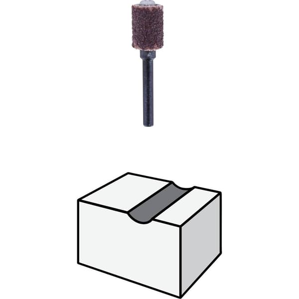 Slipband 6,4 mm, grovlek 60 med Dremel 430 slipningsdorn Dremel 430 N/A Ø 6,4 mm 2 st