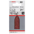 Miniatyrbild 2 av 2: Bosch Accessories 2608605167 Deltaslippapper operforerad Kornighet 60 (L x B) 130 mm x 60 mm 5 st