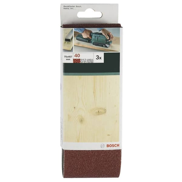 Bosch Accessories 2609256216 Slipband Kornighet 40 (L x B) 533 mm x 75 mm 3 st