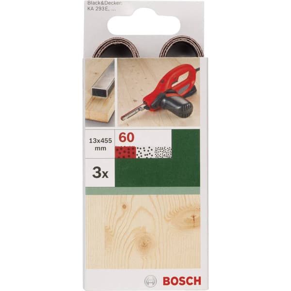 Bosch Accessories 2609256238 Slipband Kornighet 60 (L x B) 455 mm x 13 mm 3 st
