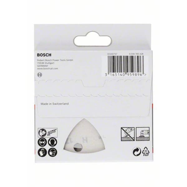 Bosch Accessories 2608621687 Deltaslippapper Kornighet 120 (L x B) 93 mm x 93 mm 5 st