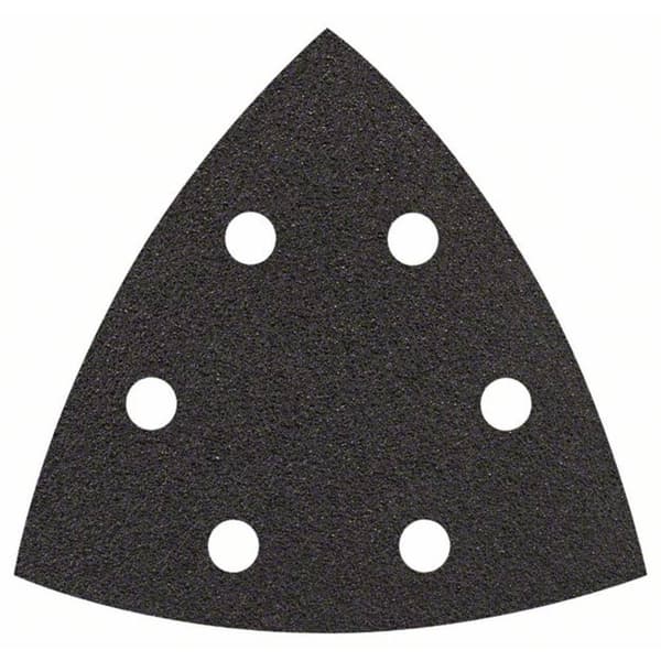Bosch Accessories Best for Stone 2608605192 Deltaslippapper med kardborrband, perforerad Kornighet 80 Hörnmått 93 mm 5