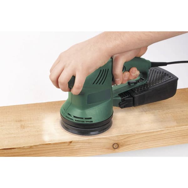 Wolfcraft 2072000 Excenterslippapper med kardborrband, perforerad Kornighet 400 (Ø) 125 mm 5 st