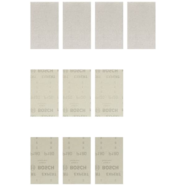 Bosch Accessories EXPERT M480 2608901205 Slipnätset perforerad Kornighet 80, 80, 80, 80, 120, 120, 120, 180, 180, 180 (