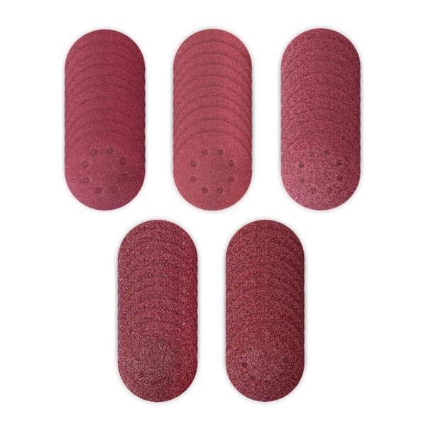 VONROC Slippapper för excenterslipmaskin | 125mm – 50st