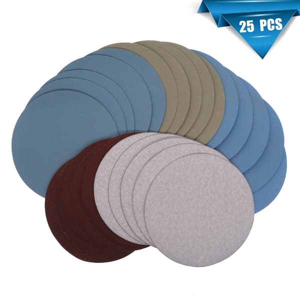 INF 5-Tums 125mm Slipskivor, 25-pack Flerfärgad