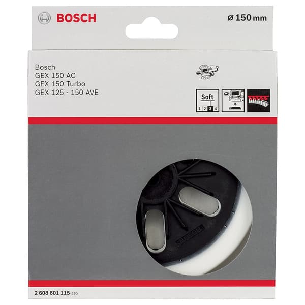 Bosch Professional Excentrisk Slibeplade Gex Soft 150 Mm Søvfarvet