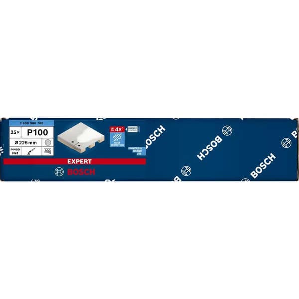 Bosch Professional Sandpapper Expert M480 225 Mm G100 25 Enheter Beige