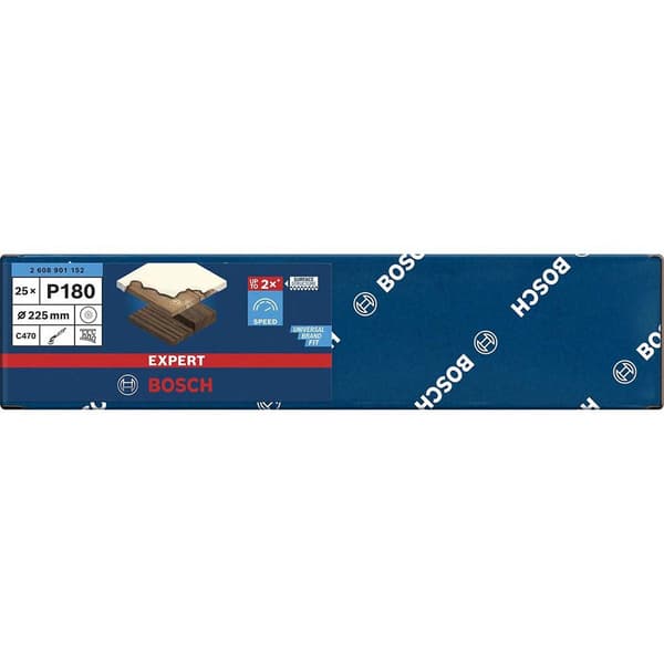 Bosch Professional Excentrisk Griptape Expert C470 S1261 225 Mm 19p G180 25 Enheter Guld
