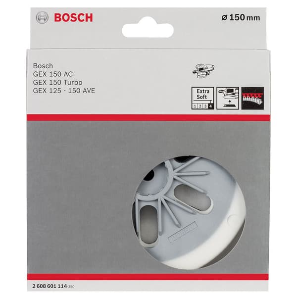 Bosch Professional Eksentrinen Hiomalevy Gex Extra-soft 150 Mm Hopeinen
