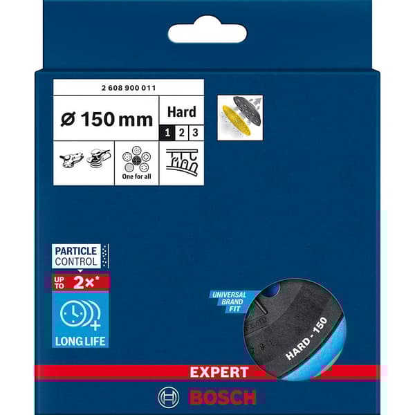 Bosch Professional Excentrisk Slipplatta Expert Multiperforado Hard 150 Mm Blå