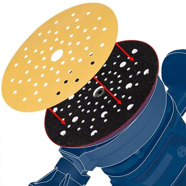 Bosch Professional Eksentrinen Griptape Expert C470 125 Mm Multi G100 125 Mm 50 Yksiköitä Kultainen