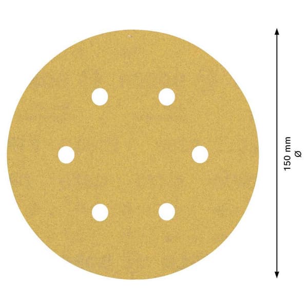 Bosch Professional Excentrisk Griptape Expert C470 150 Mm 6p G180 50 Enheder Gylden