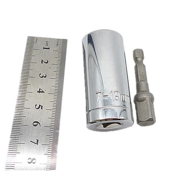 Tvådelad Gator Socket Grip Universell Nyckel med Ratskruv O Repairverktyg