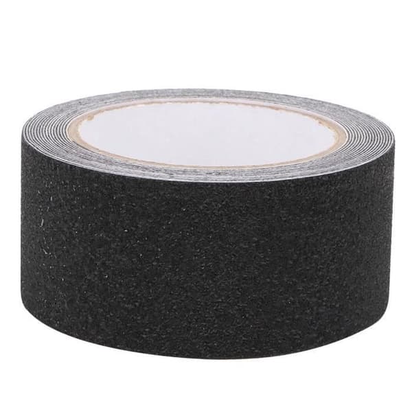 Qiilu Anti-Slip Strip PEVA/PU Anti-Slip Slipande Säkerhetsremsa Trappgummigolv 5m (svart)