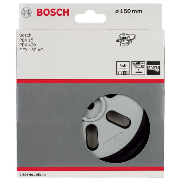 Bosch Professional Mjuk Pex 15/420 Gex 150 Mm Excentrisk Sander Tallrik Silver