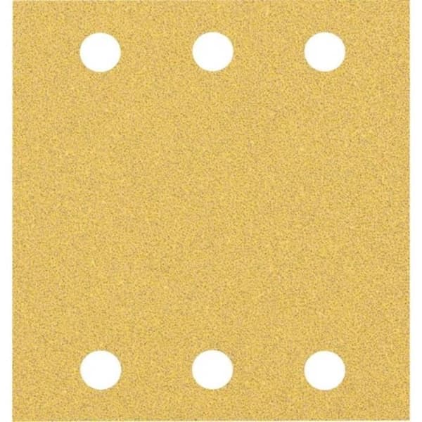 Bosch tillbehör 2608901668 Sandpapper för orbitalslipmaskin Korn 60, 120, 180 (L x B) 107 mm x 115 mm 1 set