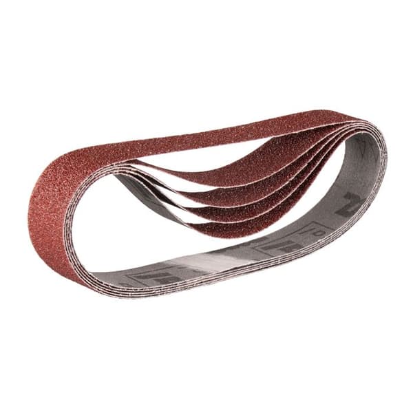 Slipande band - Makita - 100 mm x 610 mm - Korn 60 - Paket med 5 - Kompatibel med Slipmaskin 9401-9404