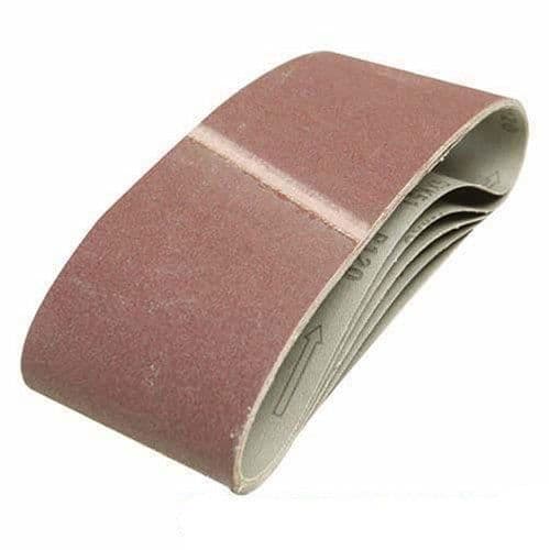 Silverline 196070 5 remsor sandpapper 100 x 610 mm Korn 60