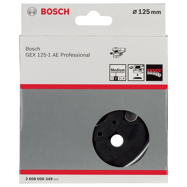 Bosch Professional Medium Gex 125 Mm Excentrisk Sander Tallrik Silver