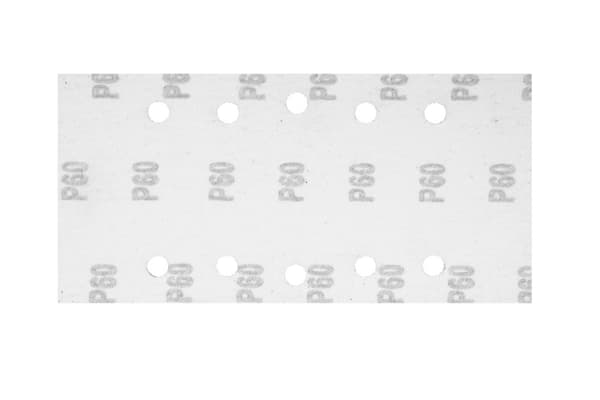 Kardborresandpapper 115 x 230 mm, K60, 5 st, med hål